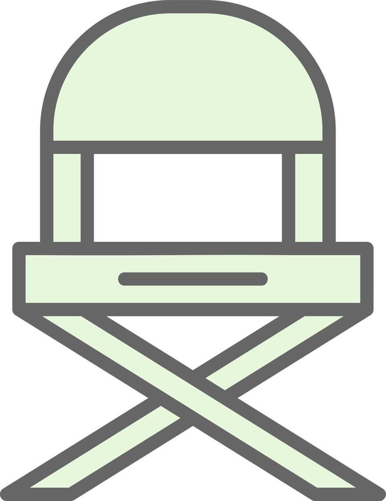 Folding Chair Vector Icon Design