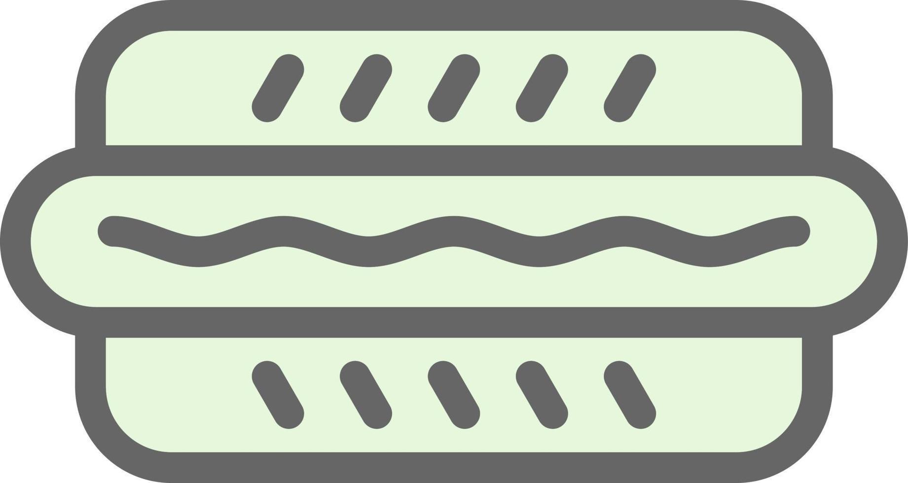 Hot Dog Vector Icon Design