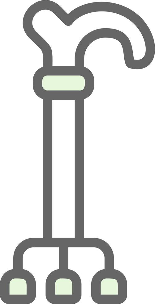 Walking Stick Vector Icon Design