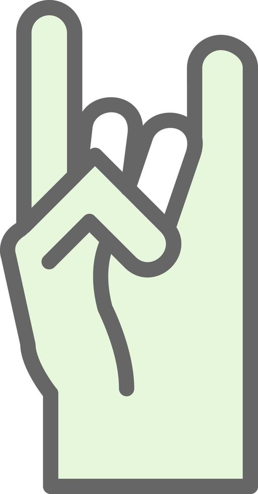 diseño de icono de vector de lenguaje de señas