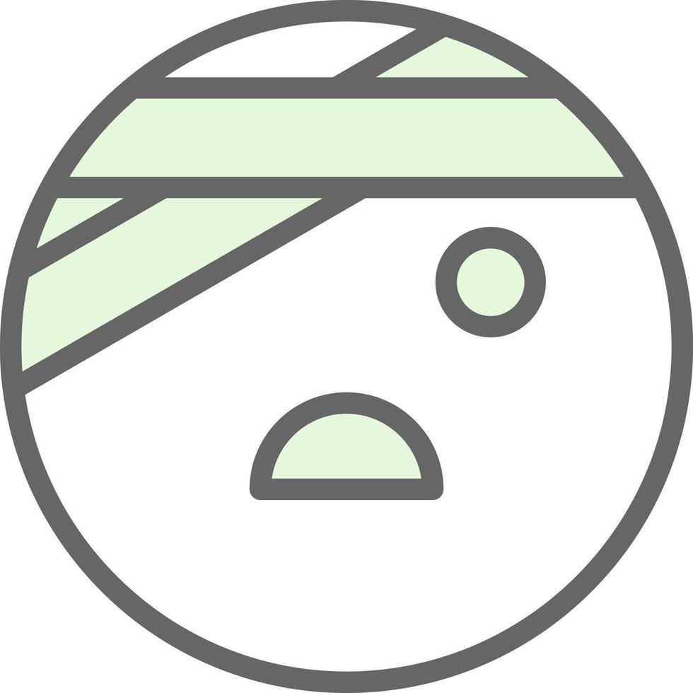 Injured Vector Icon Design