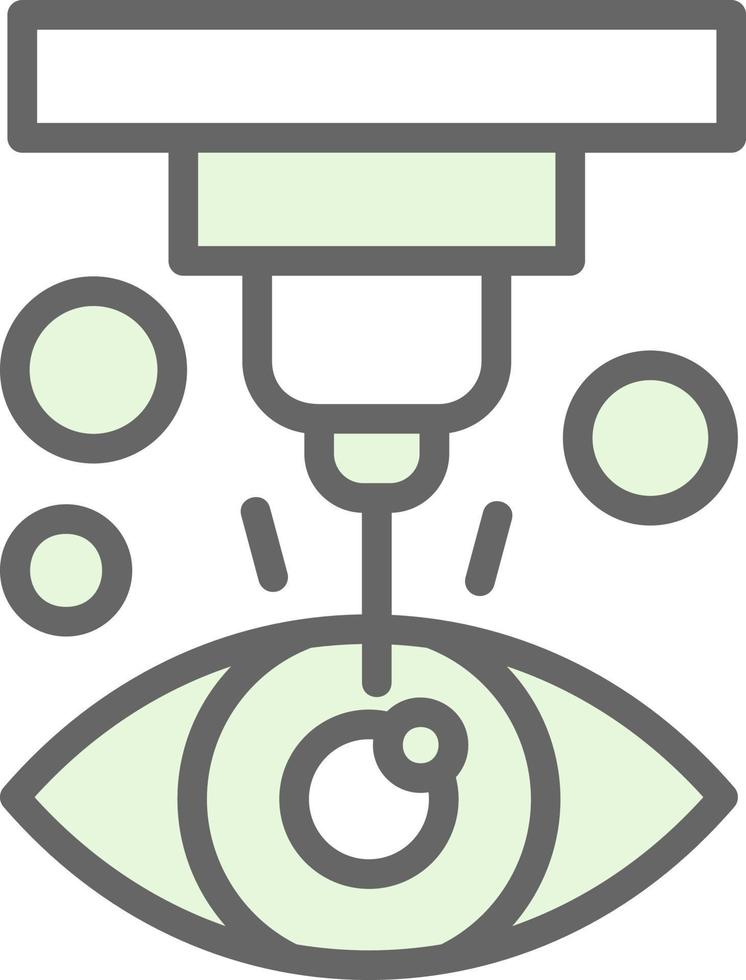 Laser Surgery Vector Icon Design