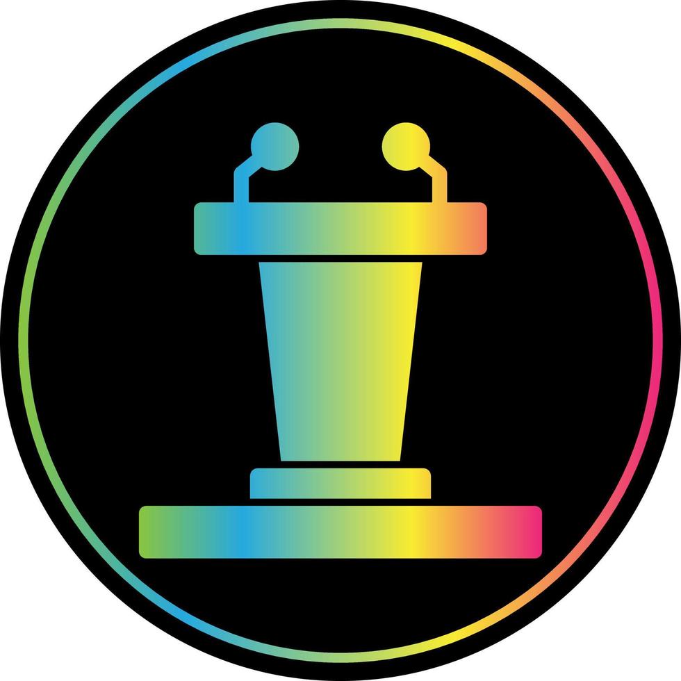 Podium Vector Icon Design