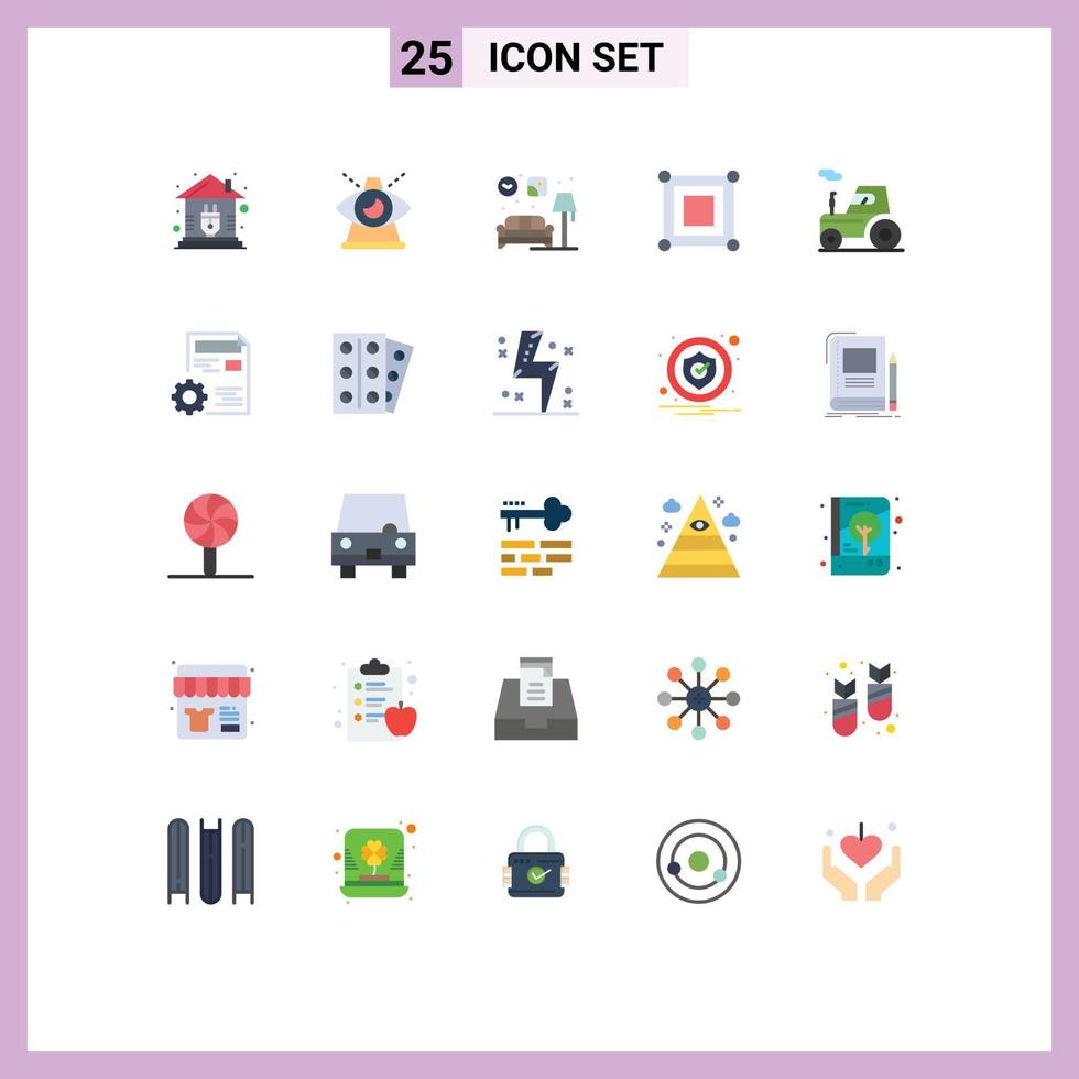 25 Creative Icons Modern Signs and Symbols of car corner providence game lump Editable Vector Design Elements