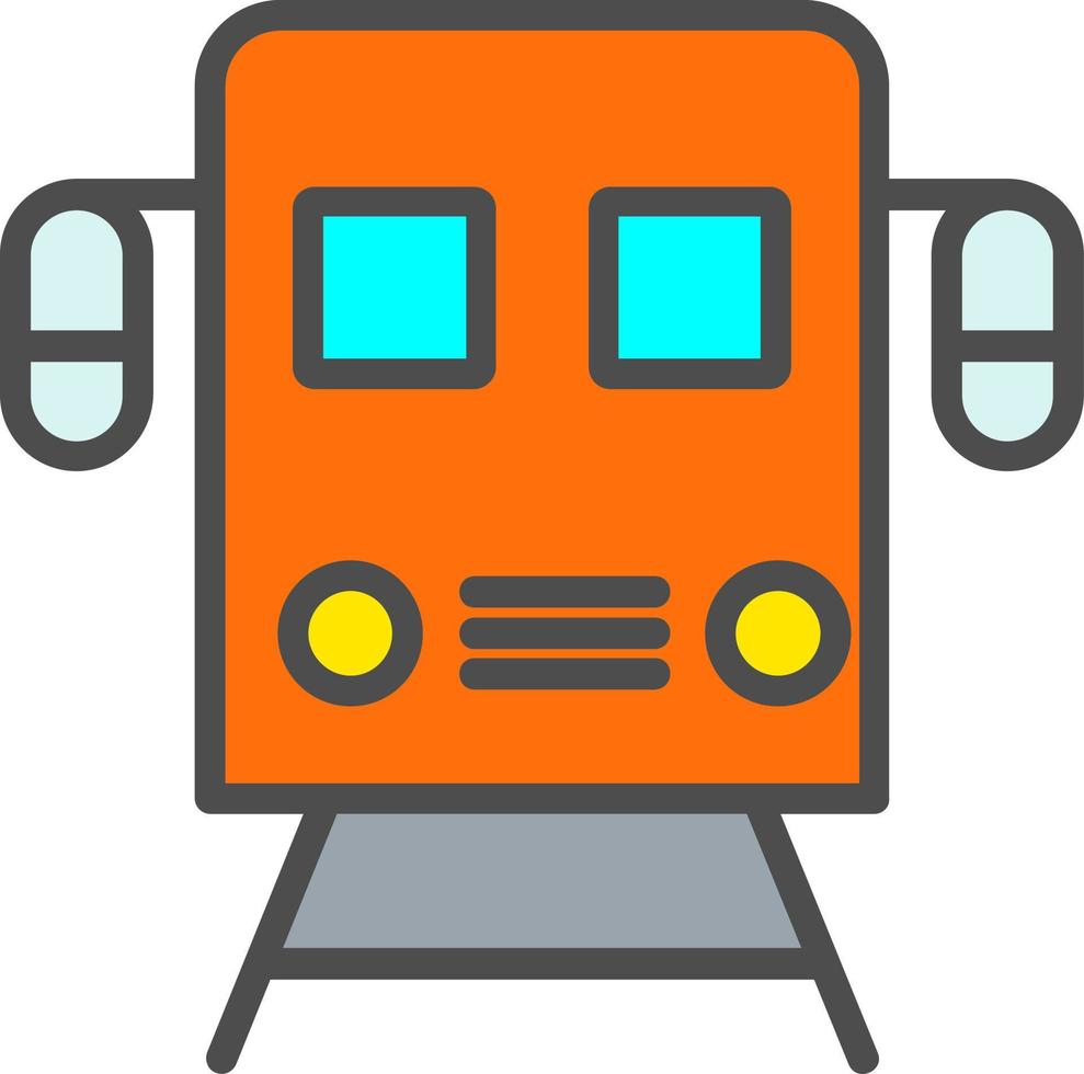 icono de vector de tren