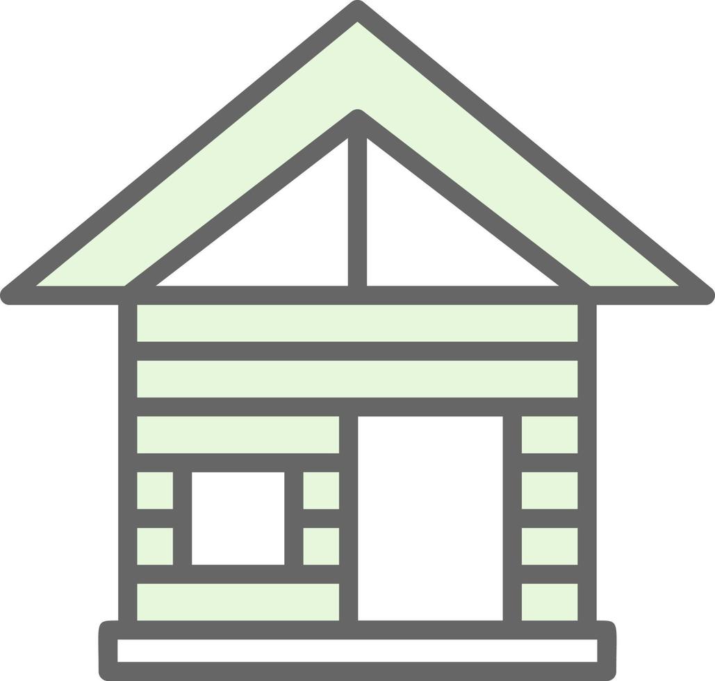 Cabin Vector Icon Design