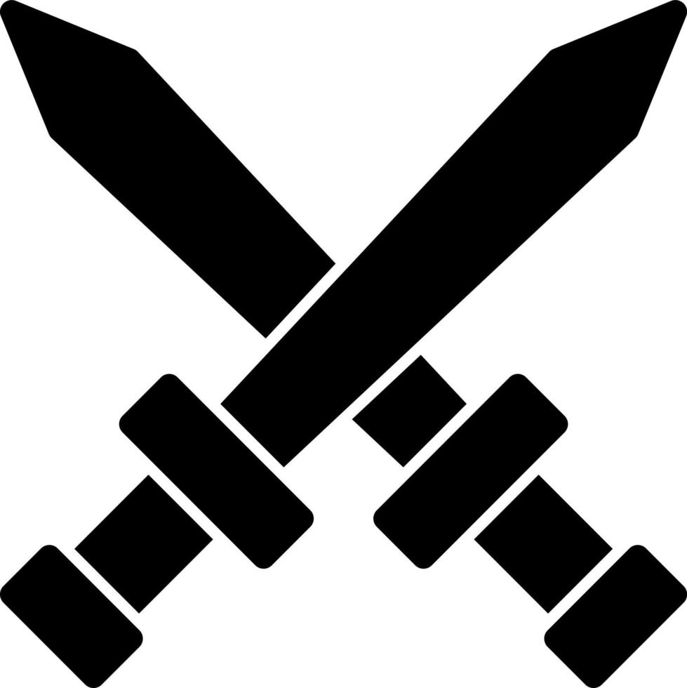 Swords Vector Icon Design