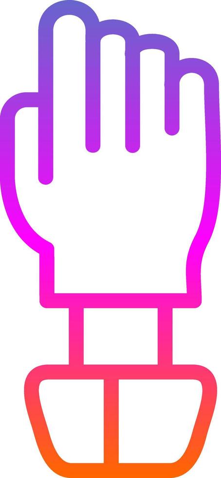 Amputee Vector Icon Design