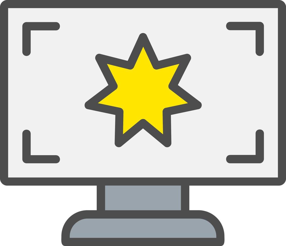 Screen Vector Icon
