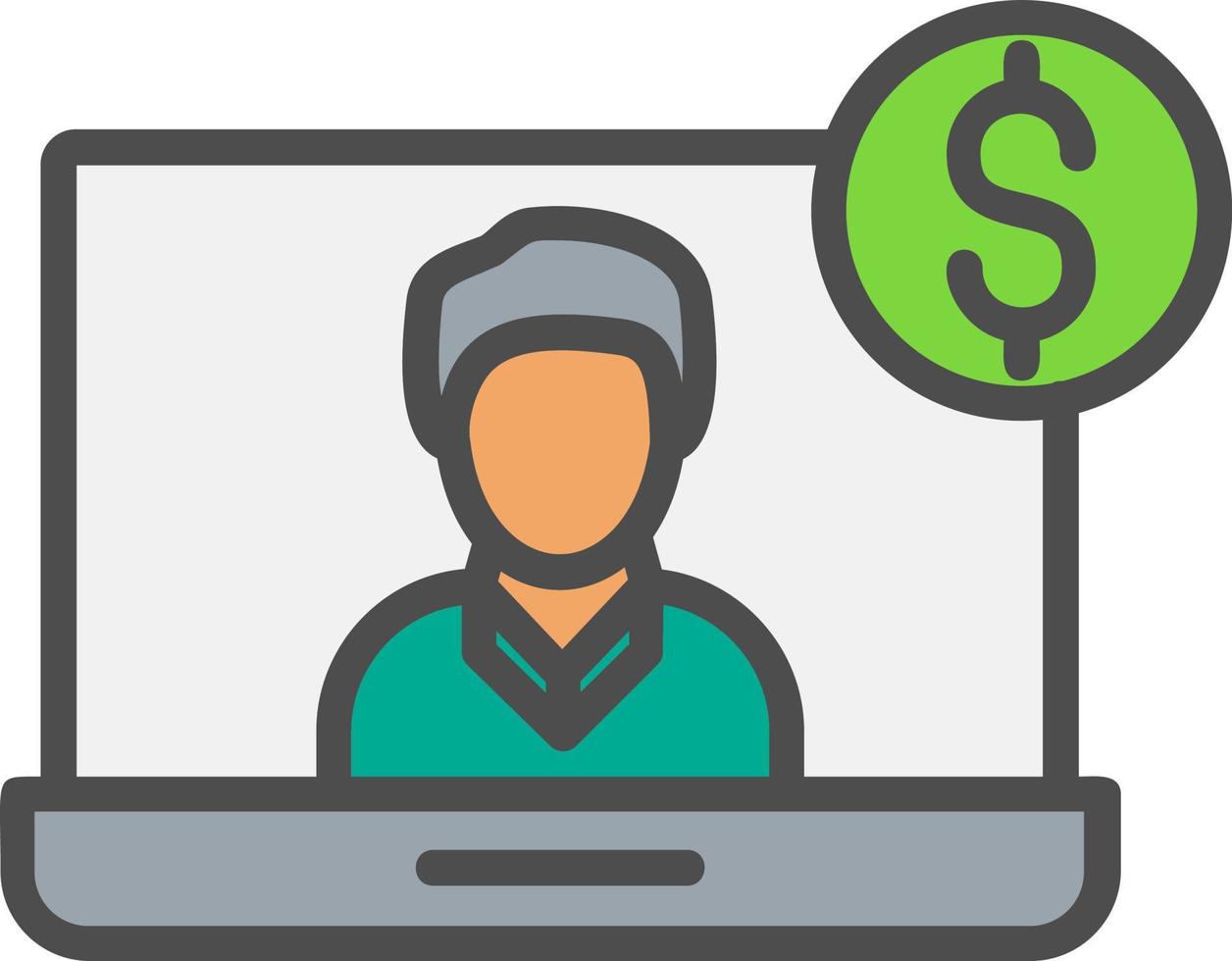 Freelance Vector Icon