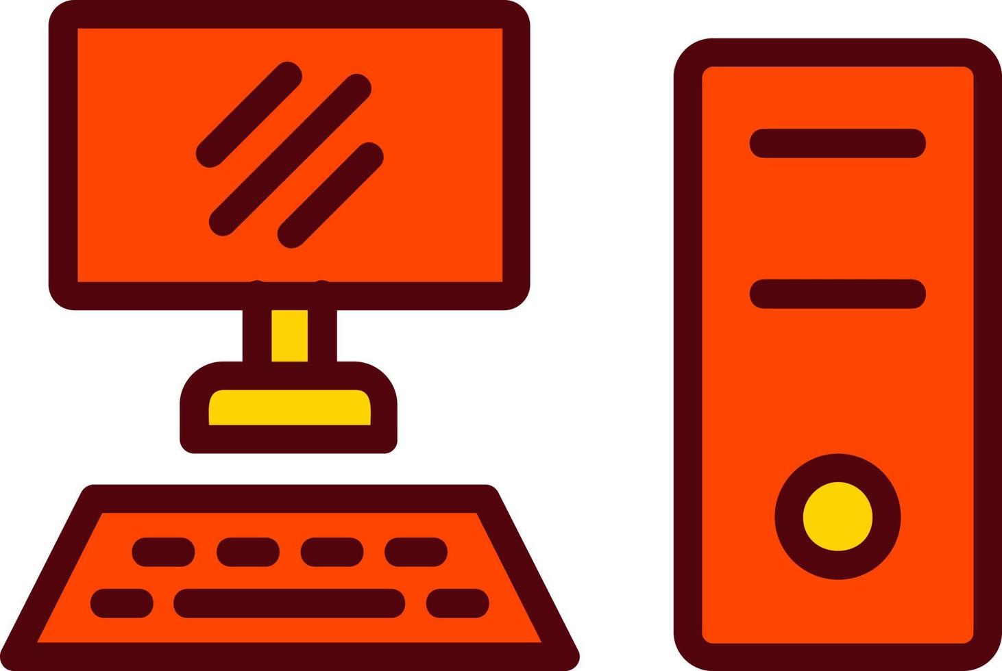 Personal Computer Vector Icon