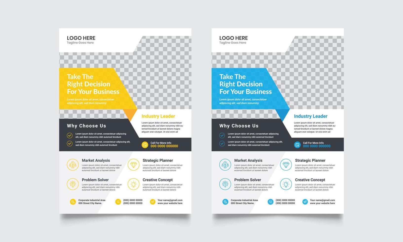 Modern blue and green design template for poster flyer brochure cover leaflet. design layout with triangle graphic elements and space for Vector background.