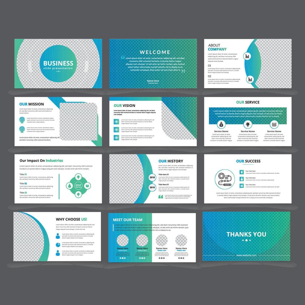 Slide Presentation and layout background Design. vector