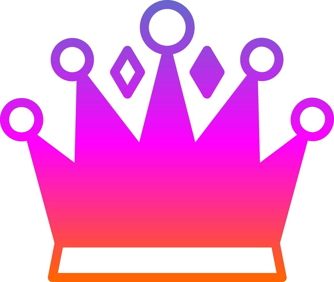 Crown Vector Icon Design