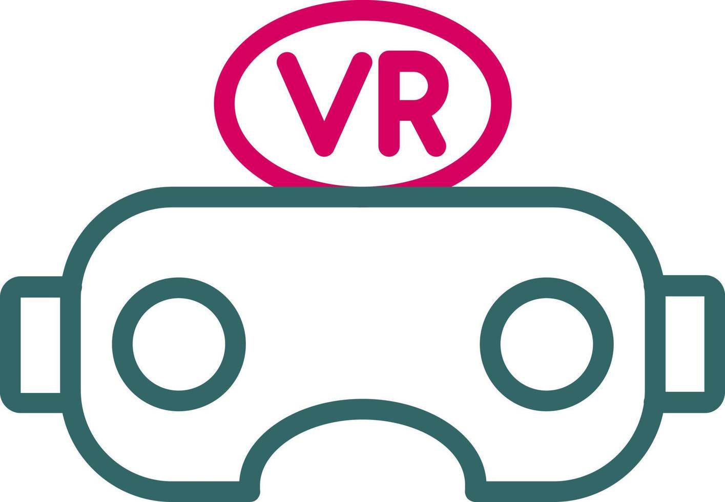 Virtual Reality Glasses Vector Icon