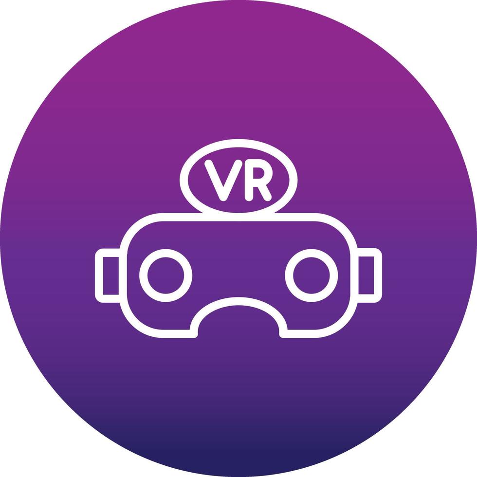 Virtual Reality Glasses Vector Icon