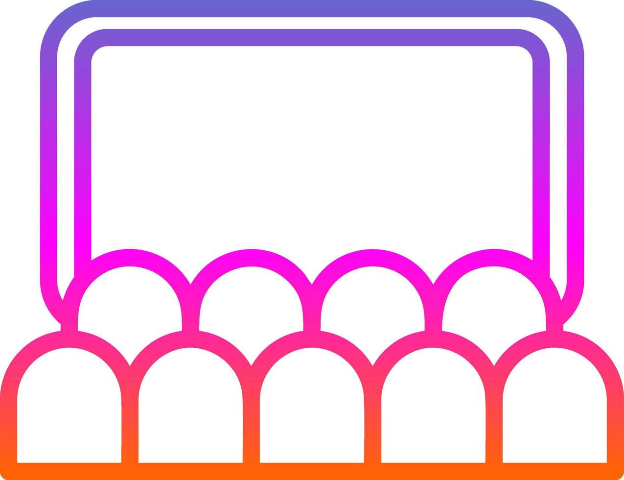 Auditorium Vector Icon Design