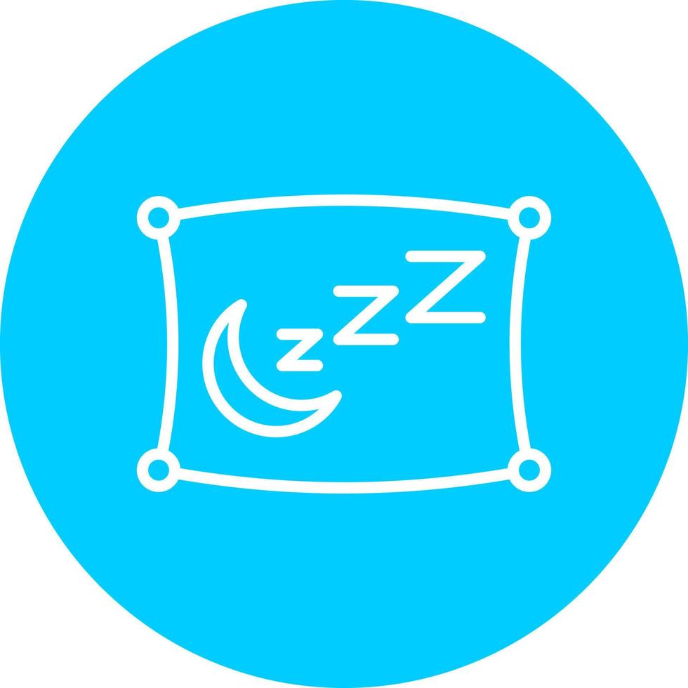 icono de vector de siesta