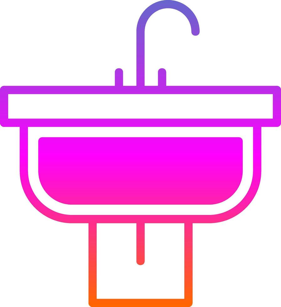 Sink Vector Icon Design