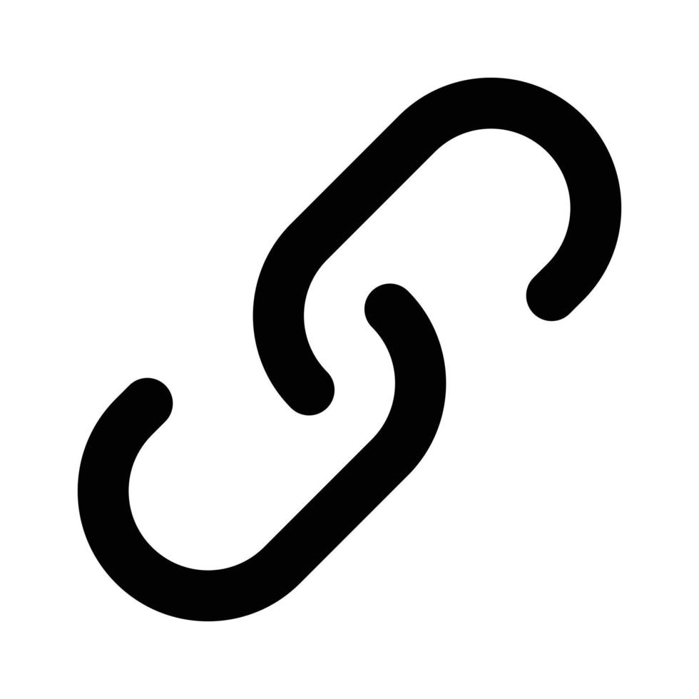 chain link icon silhouette 17014631 Vector Art at Vecteezy