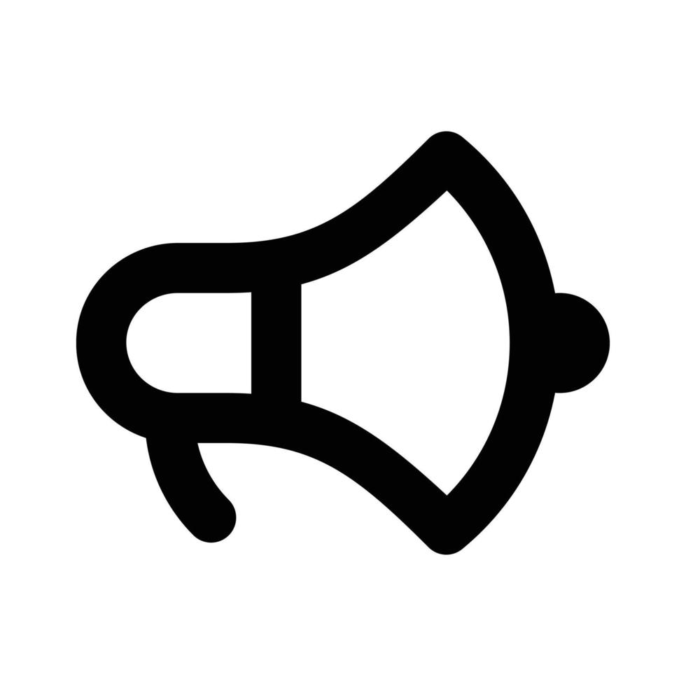 megaphone icon outline vector