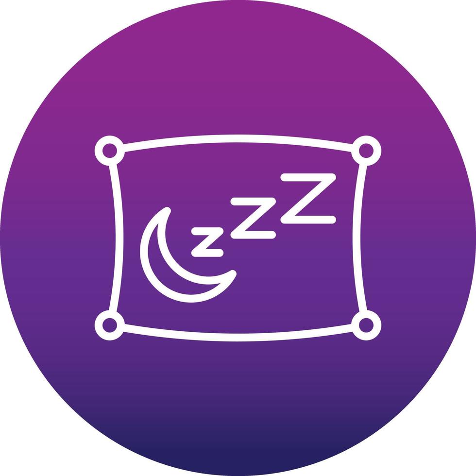 icono de vector de siesta