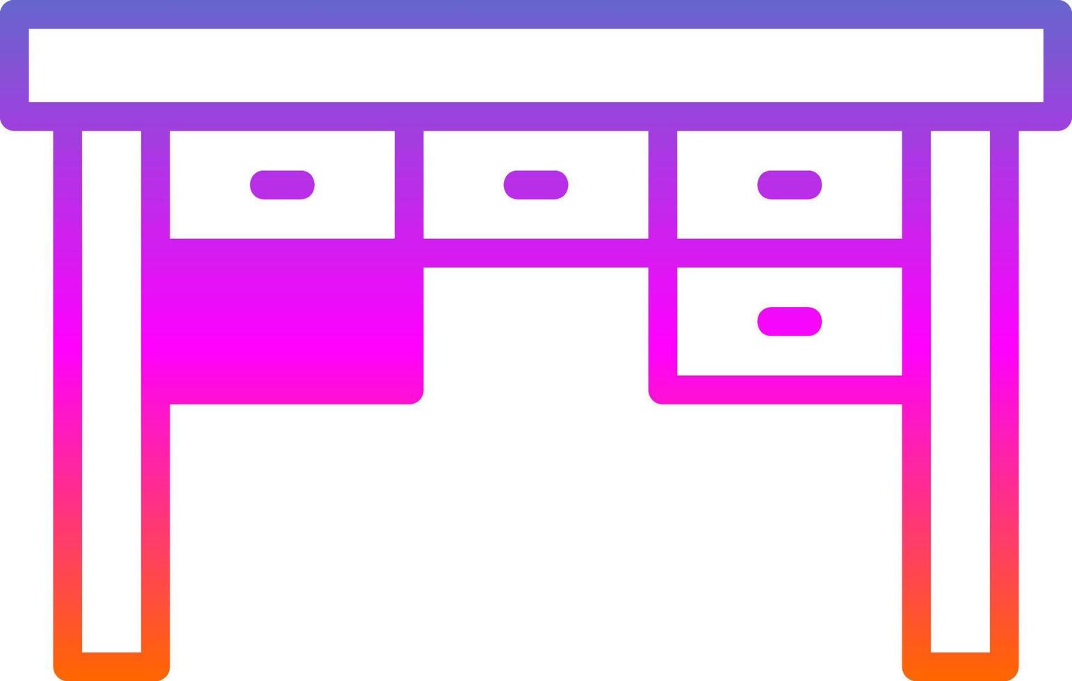 Desk Vector Icon Design