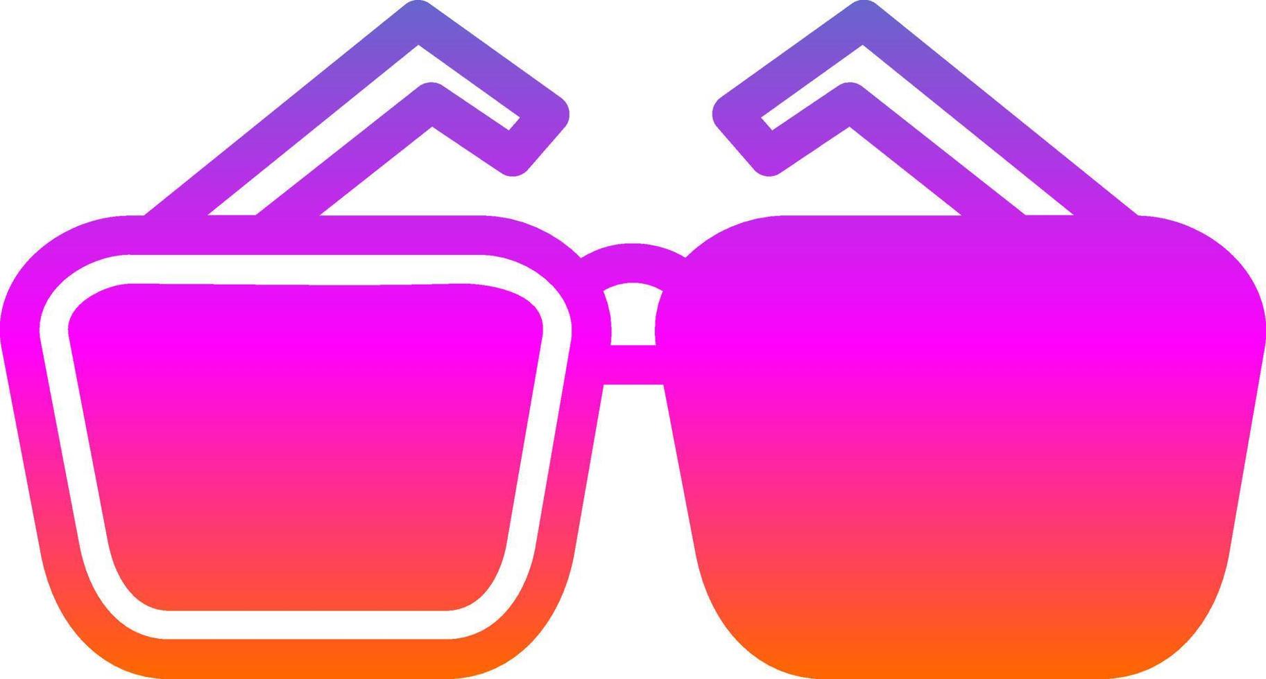 Glasses Vector Icon Design