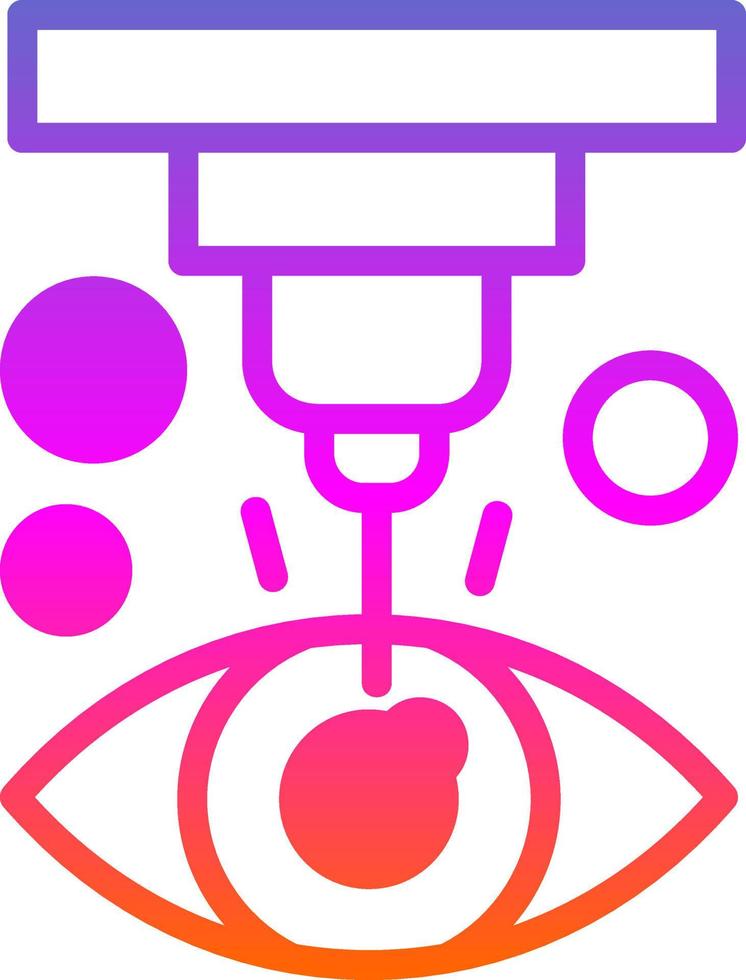 Laser Surgery Vector Icon Design