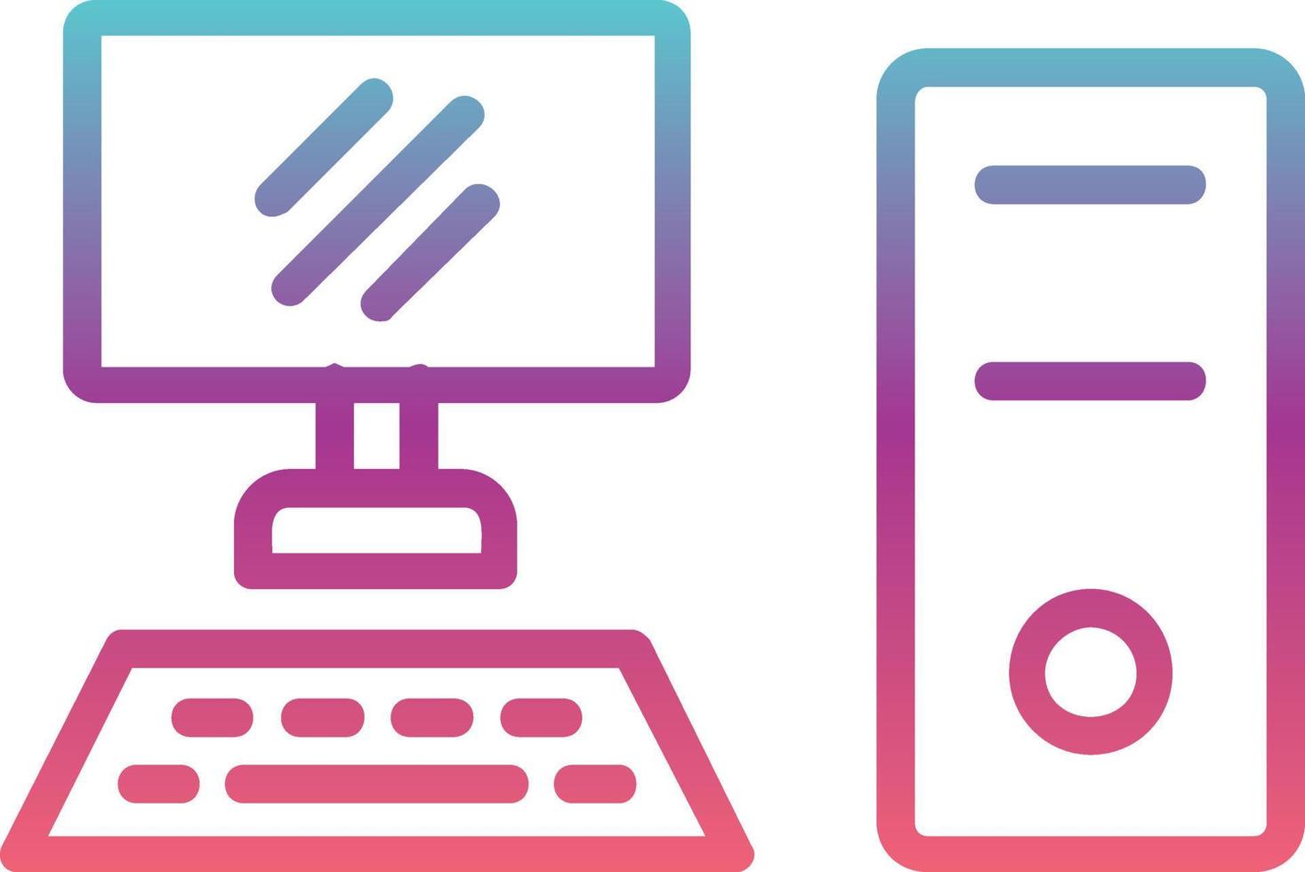 Personal Computer Vector Icon