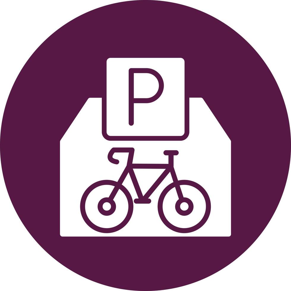 Bike Parking Vector Icon