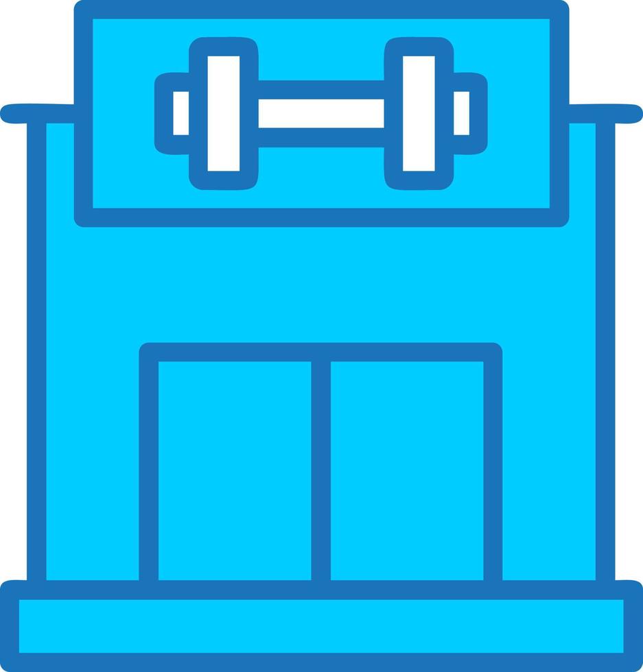 icono de vector de gimnasio