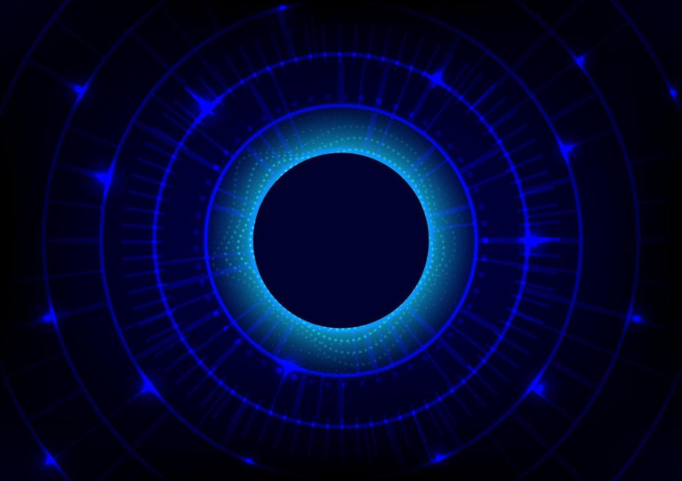 Abstract Neon Blackhole Aura Center Background vector