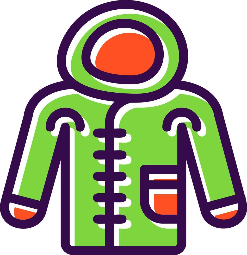 Coat Vector Icon Design