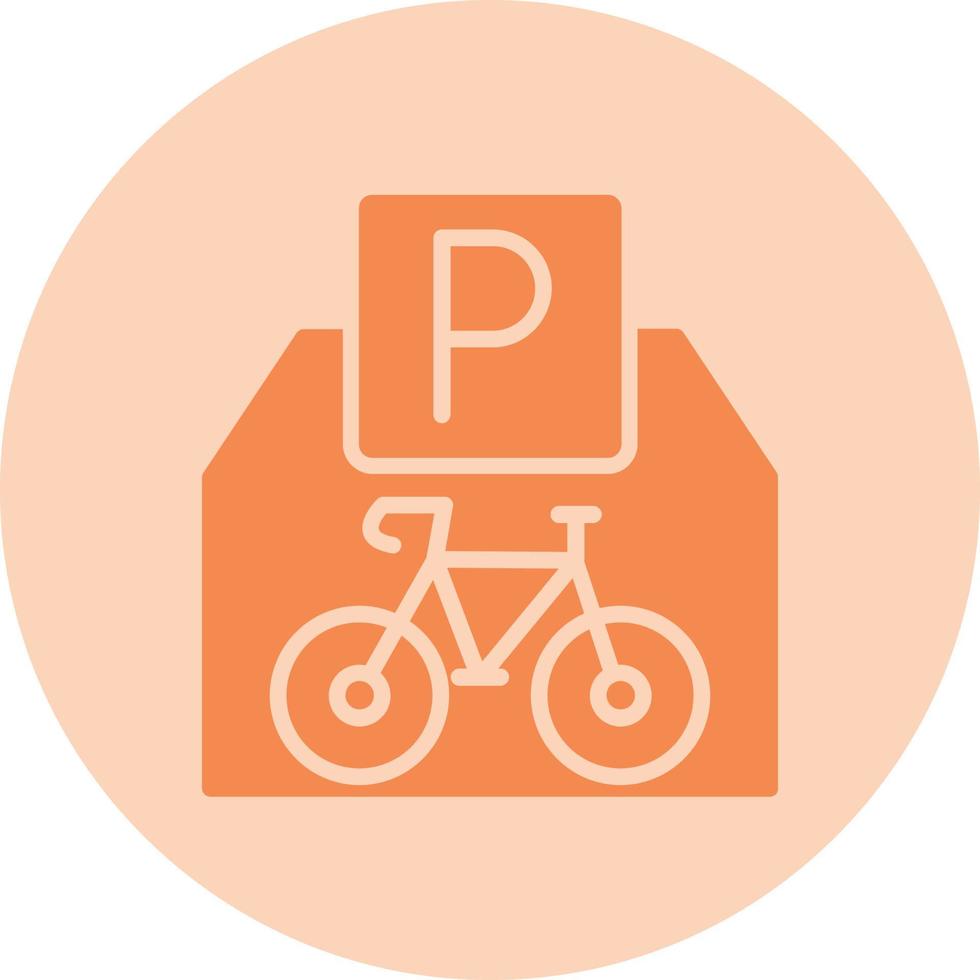 Bike Parking Vector Icon