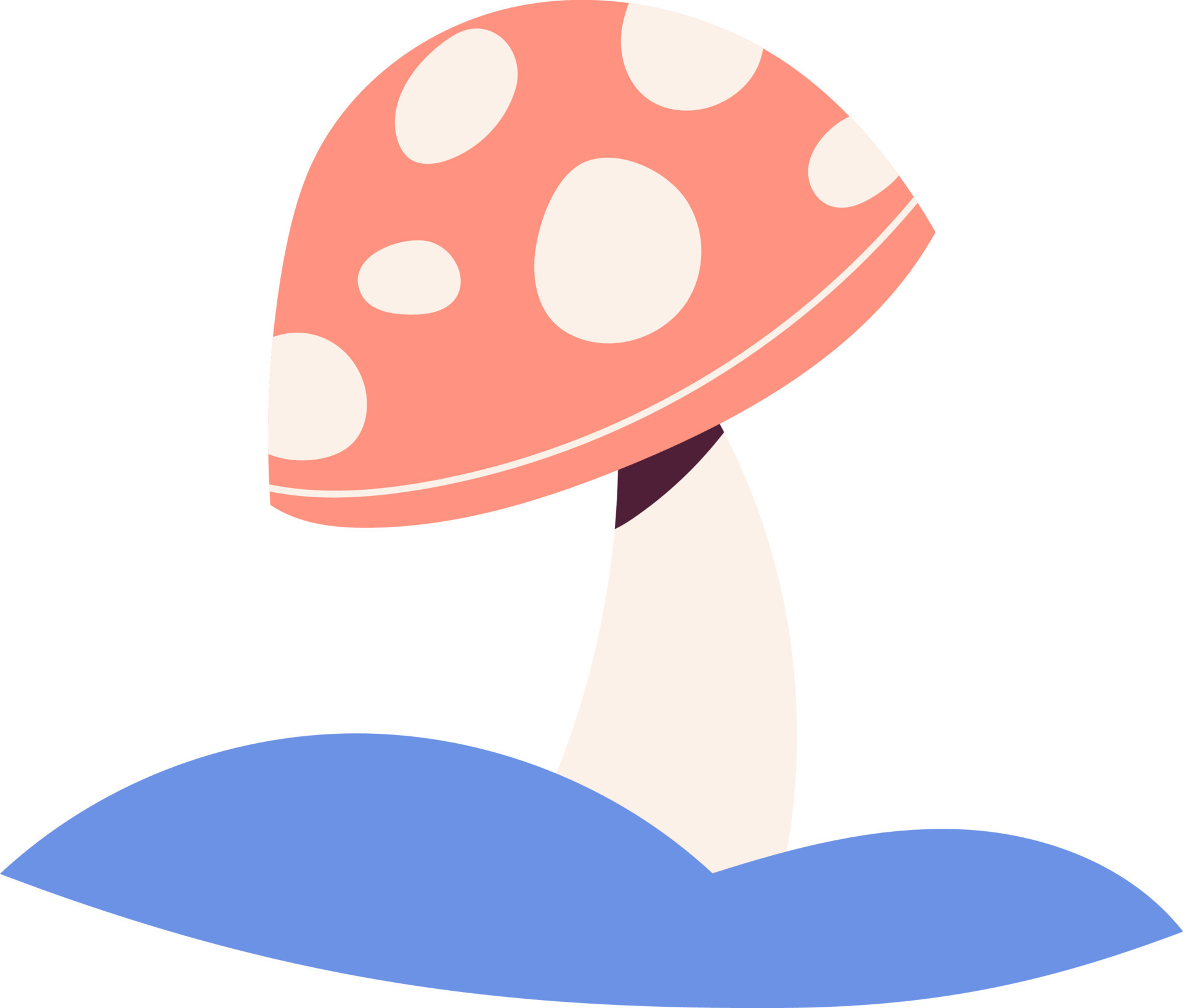 Mushroom fly agaric red. 17016305 Vector Art at Vecteezy