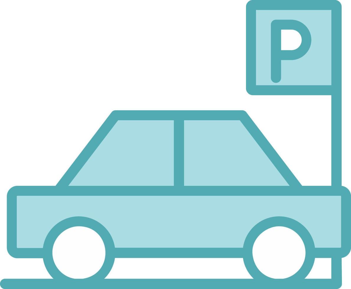 Car Parking Vector Icon