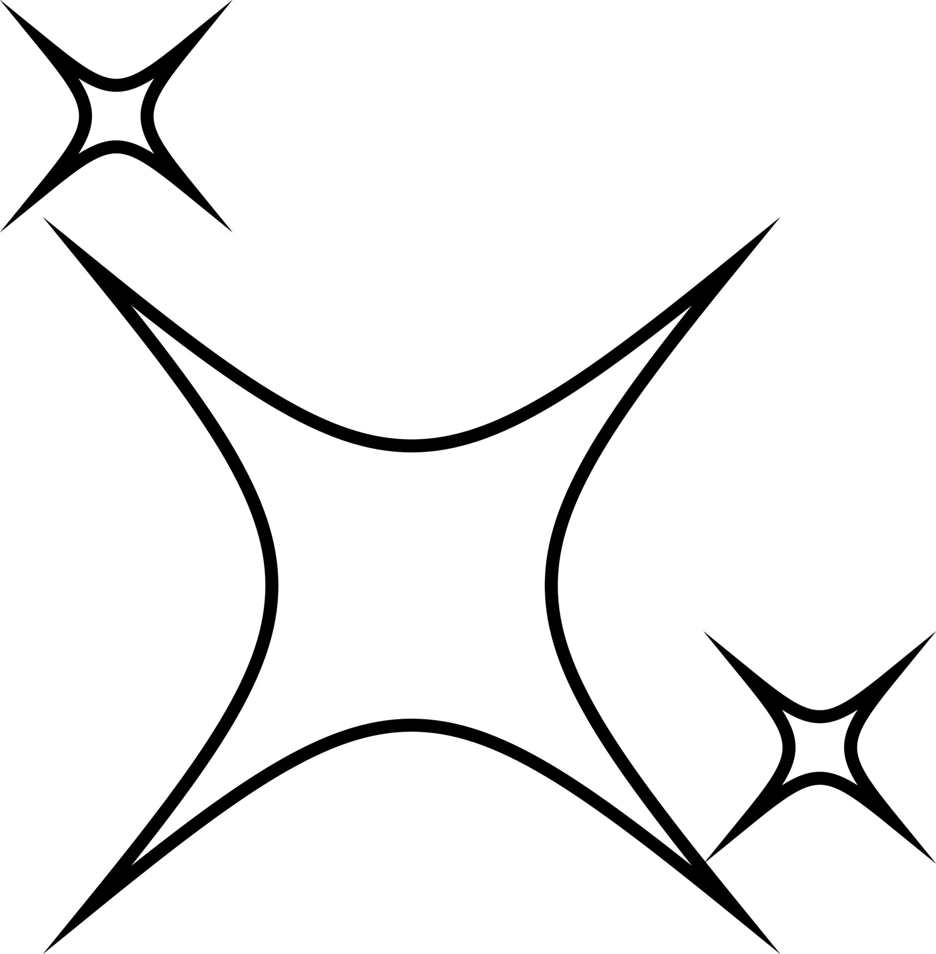 Star outline in black. 17016459 Vector Art at Vecteezy