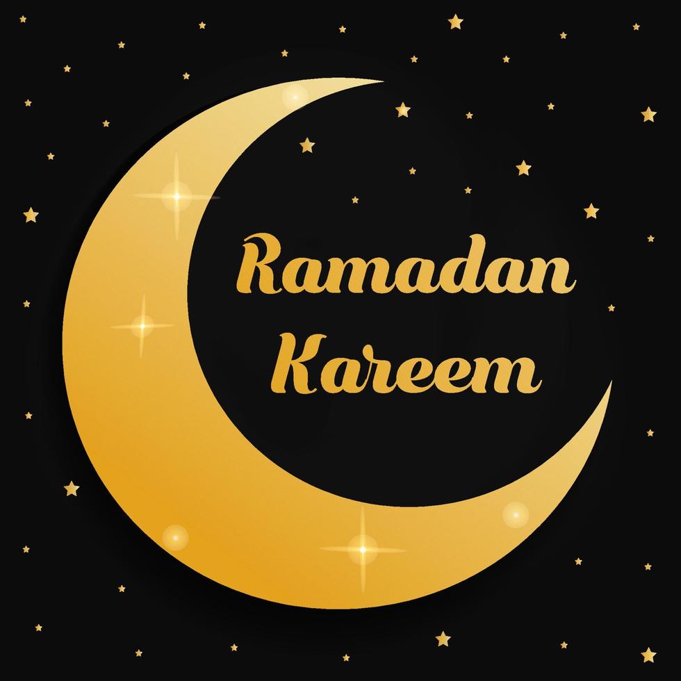 Ramadan Kareem. Islamic festival community prayers template for post, banner, card, poster, background. vector