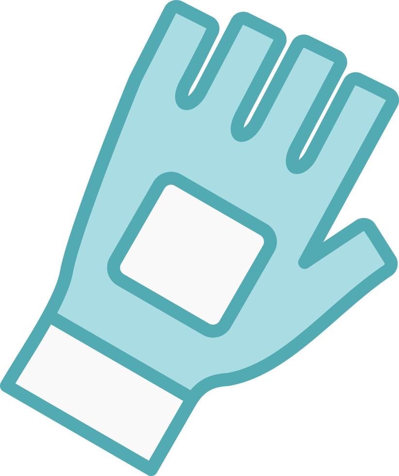 icono de vector de guantes deportivos