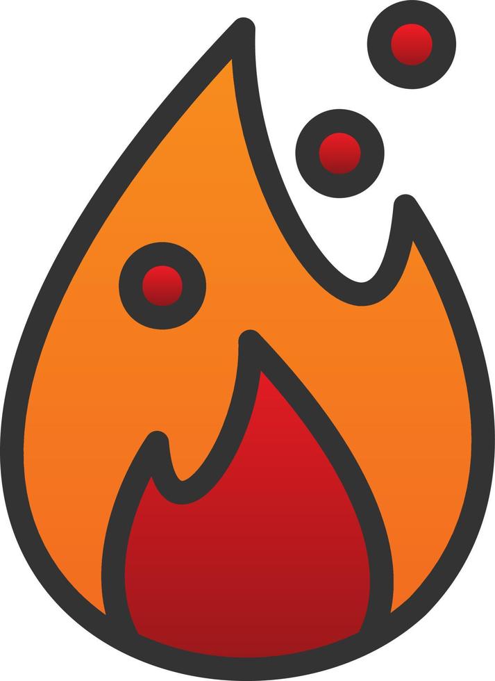 Fire Vector Icon Design