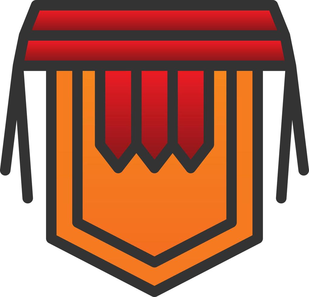 Skirt Vector Icon Design