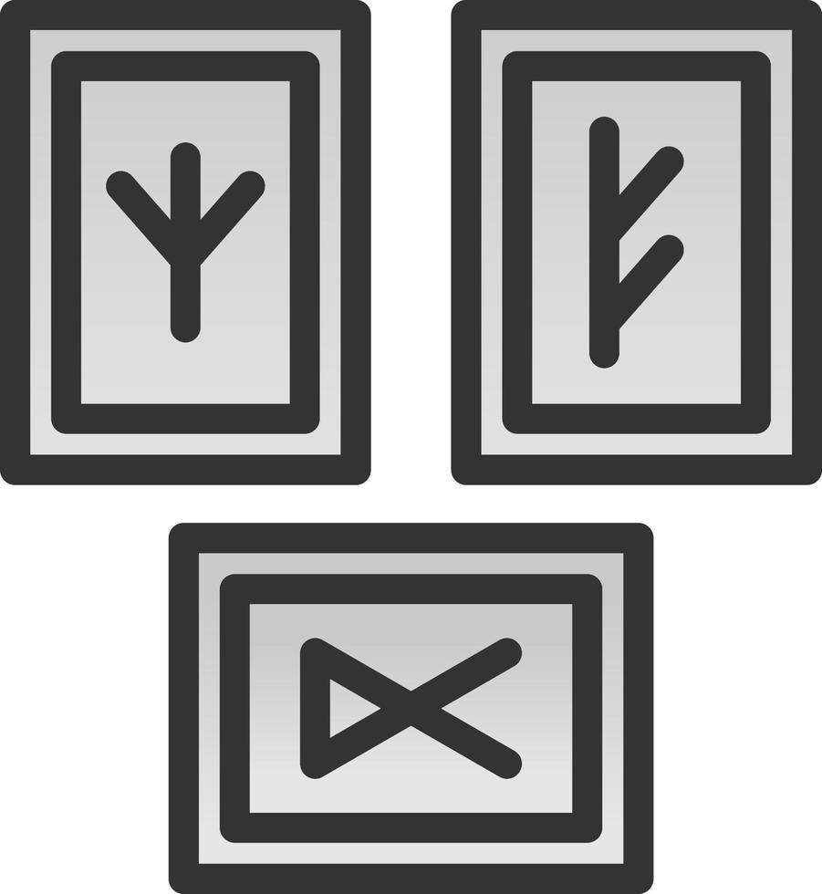 Runes Vector Icon Design