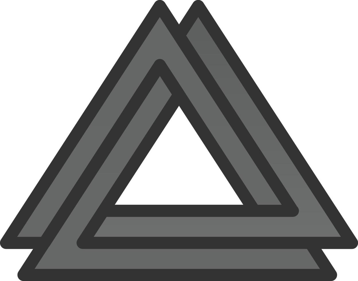 diseño de icono de vector de valknut