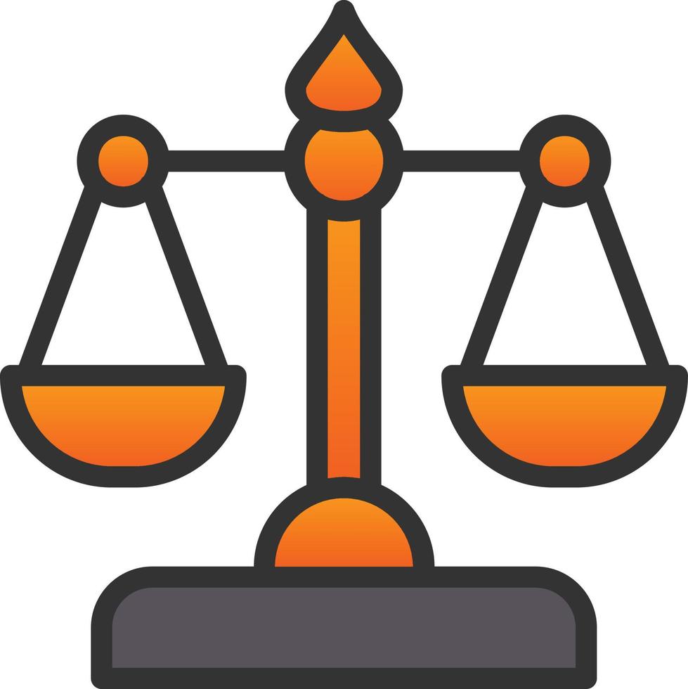 Scales Vector Icon Design