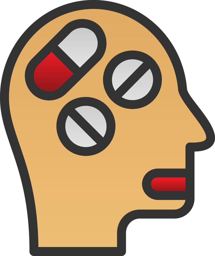 Drug Addict Vector Icon Design