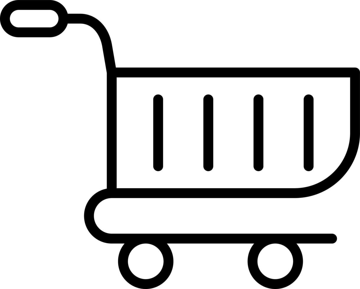 Food Cart Vector Icon Design