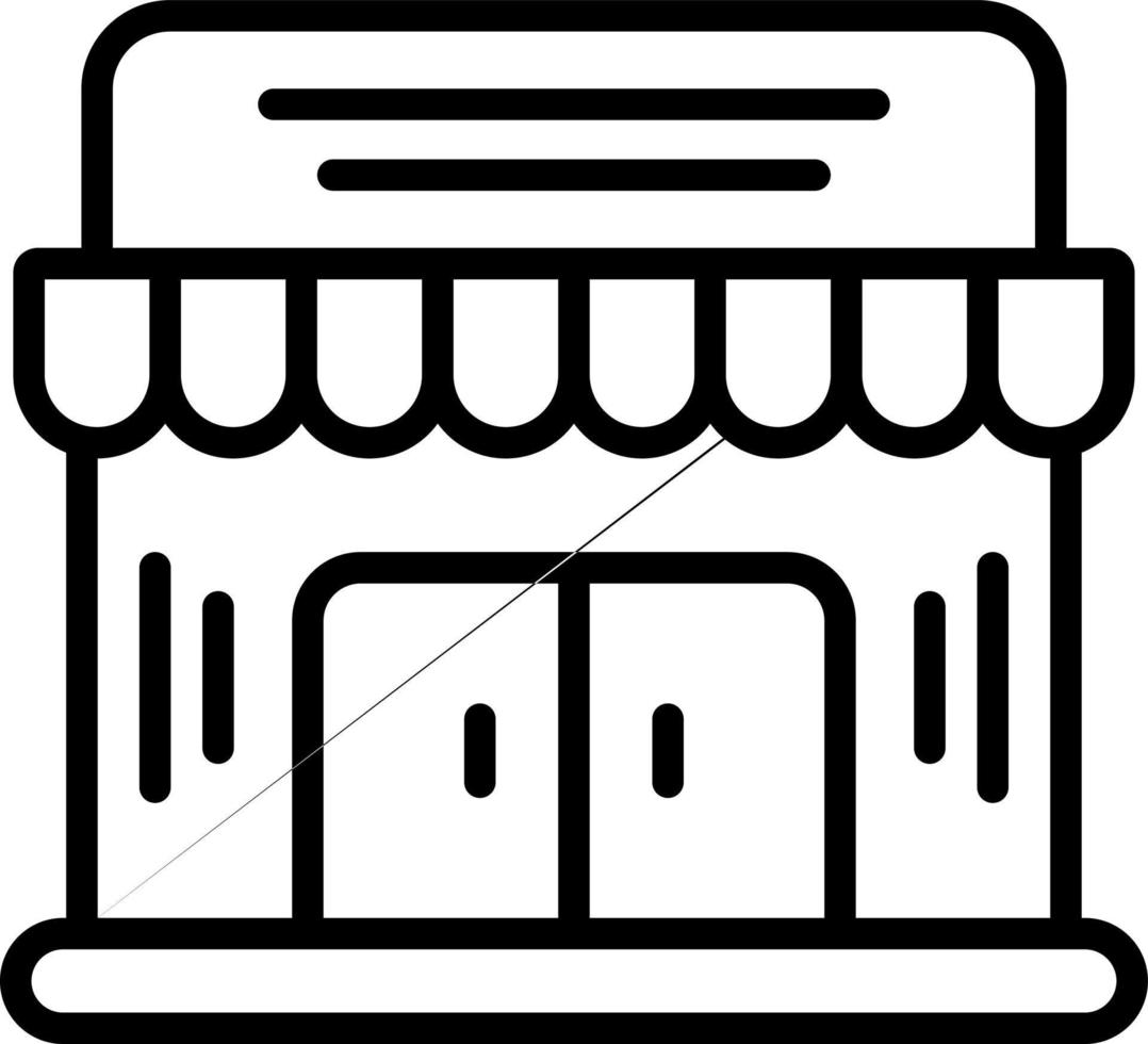 diseño de icono de vector de tienda