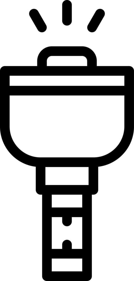 Torch Vector Icon Design