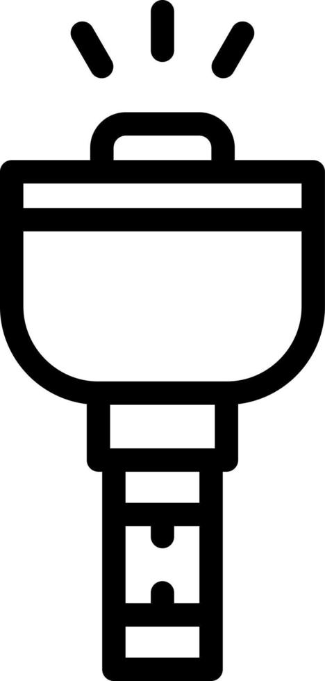 diseño de icono de vector de antorcha